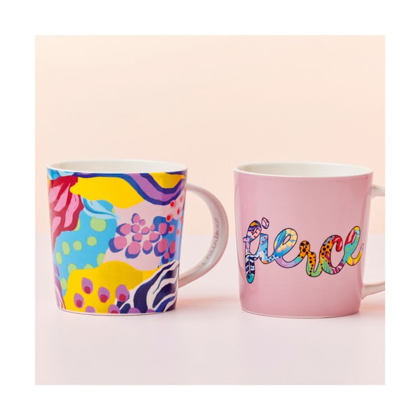 Porcelanowe kubki zestaw 2 szt. 380 ml Be Fierce – Maxwell & Williams-image-1