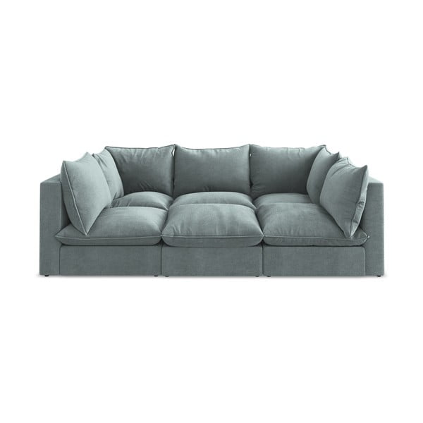Niebieska sofa 255 cm Manao – Makamii