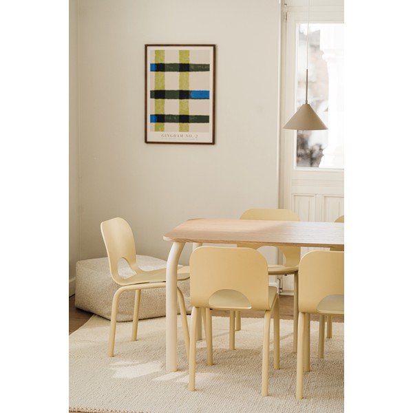 Stół z blatem w dekorze dębu 80x140 cm Meko – noo.ma-image-3