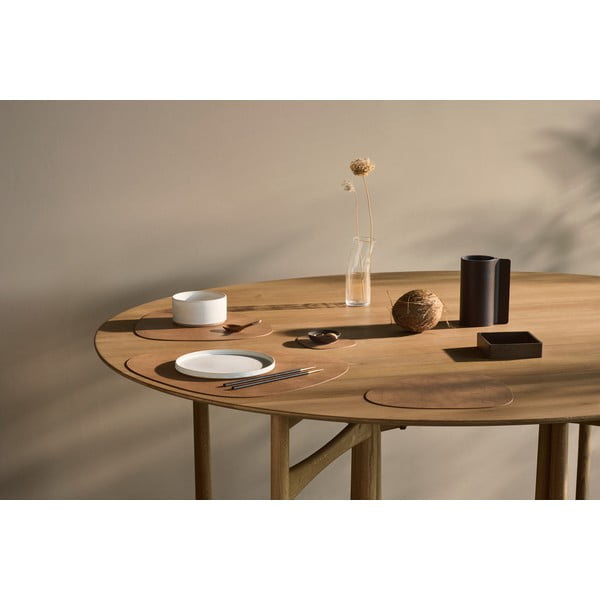 Mata stołowa ze skóry ekologicznej 37x44 cm Curve L Nupo – LIND DNA-image-3