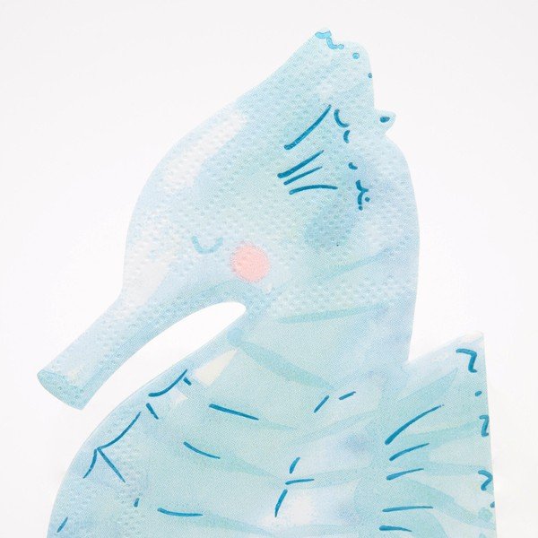 Papierowe serwetki zestaw 16 szt. Seahorse – Meri Meri-image-3