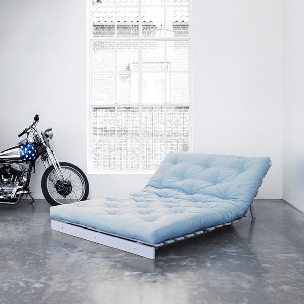 Sofa rozkładana Karup Roots Cool Gray/Celeste-image-1