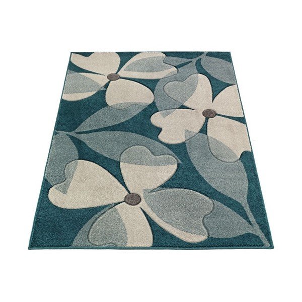 Dywan Intarsio Floral Blue, 160x230 cm-image-2