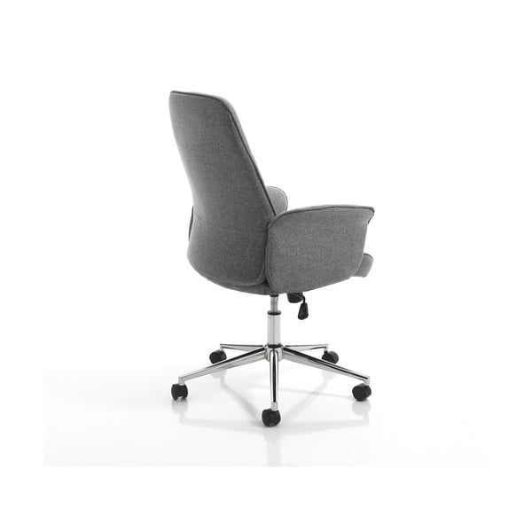 Szare krzesło biurowe Tomasucci Dony, wys. 110 cm-image-2
