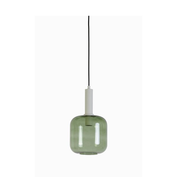 Zielona lampa sufitowa z szklanym kloszem ø 21 cm Lekar – Light & Living