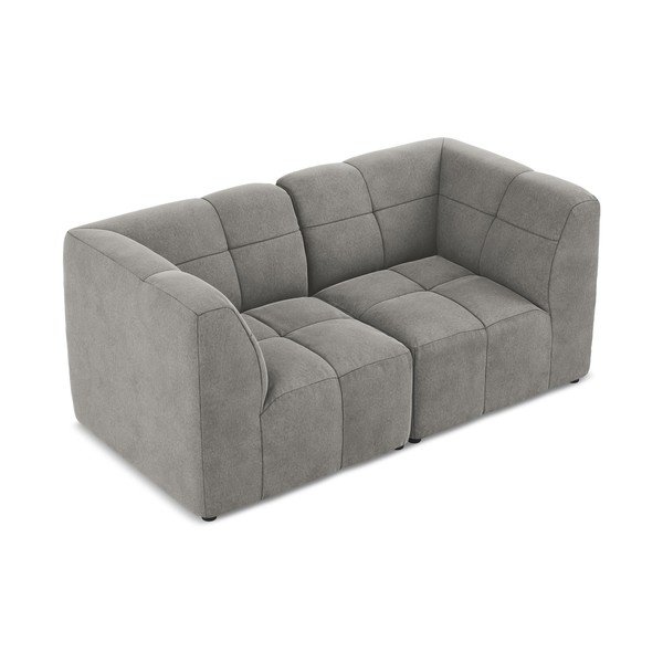 Szara aksamitna sofa 180 cm Aloha – Makamii-image-3