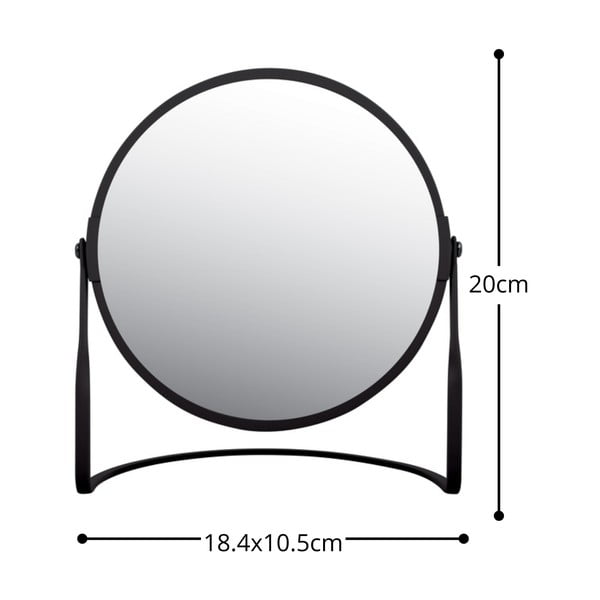 Lustro kosmetyczne powiększające (powiększenie 5x) ø 18 cm Akira – Spirella-image-3