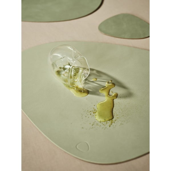 Mata stołowa ze skóry ekologicznej 37x44 cm Curve L Nupo – LIND DNA-image-3