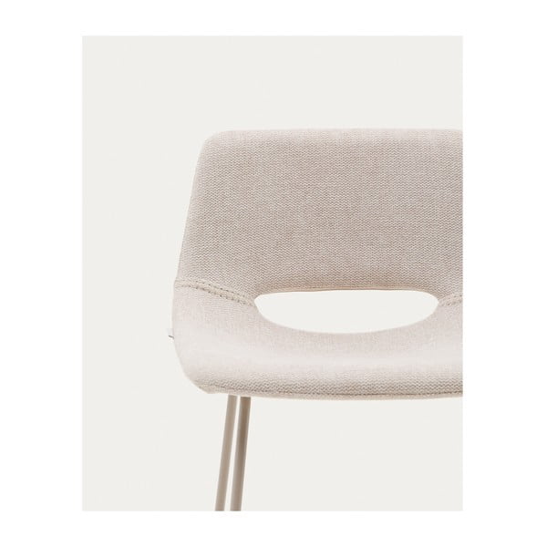 Beżowy hoker (wysokość siedziska 76 cm) Zahara – Kave Home-image-1