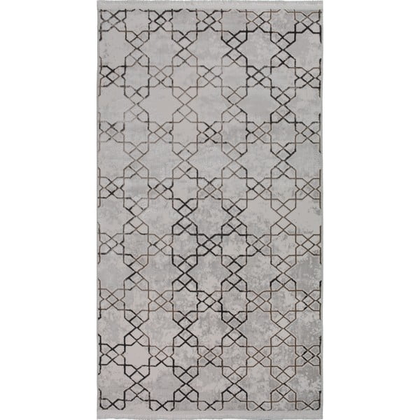 Szary dywan odpowiedni do prania 80x150 cm Kahve – Vitaus