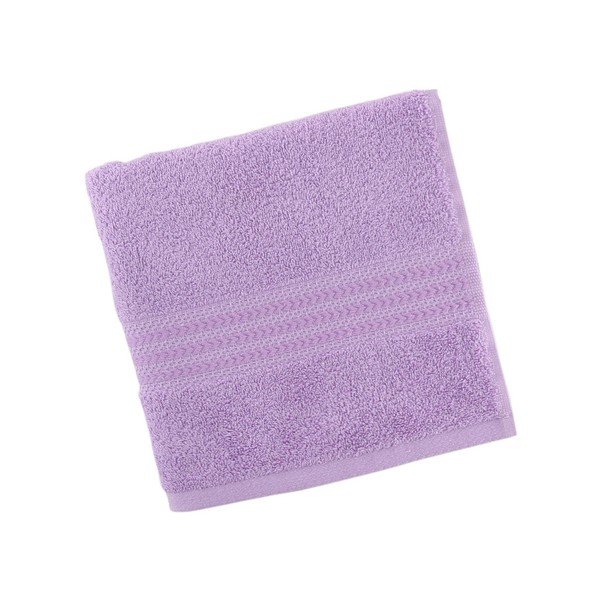 Fioletowy ręcznik z czystej bawełny Foutastic, 50x90 cm-image-1