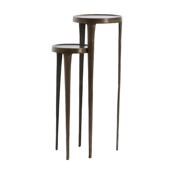 Metalowe okrągłe stoliki zestaw 2 szt. 35x35 cm Tobias – Light & Living
