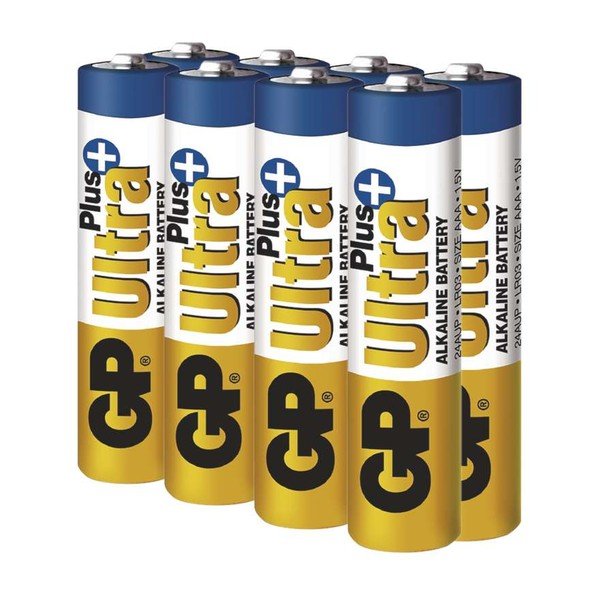 Zestaw 8 baterii alkalicznych EMOS GP Ultra Plus AAA-image-2