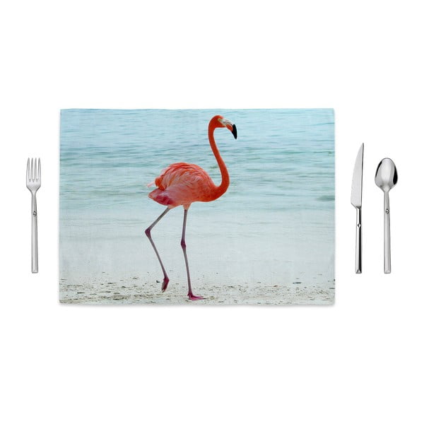 Mata kuchenna Home de Bleu Beach Flamingo, 35x49 cm