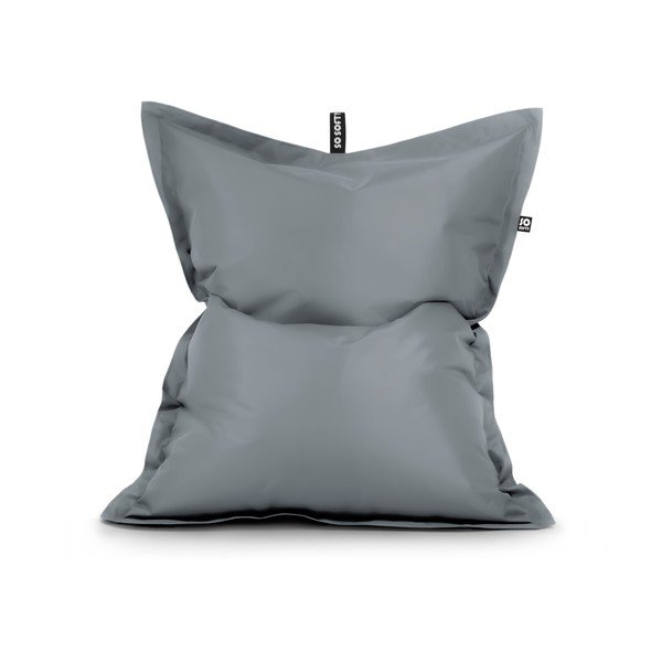 Szary worek do siedzenia z imitacji skóry Pad XL – So Soft?