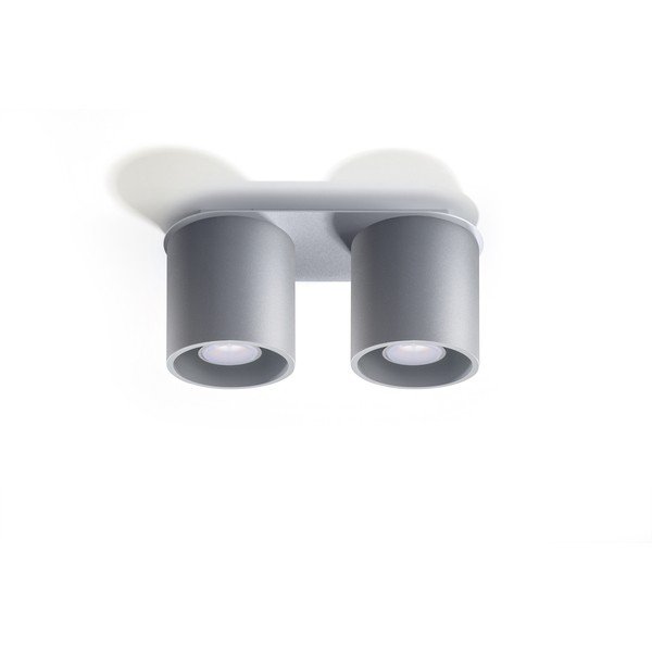Szara lampa sufitowa Sollux Roda-image-2