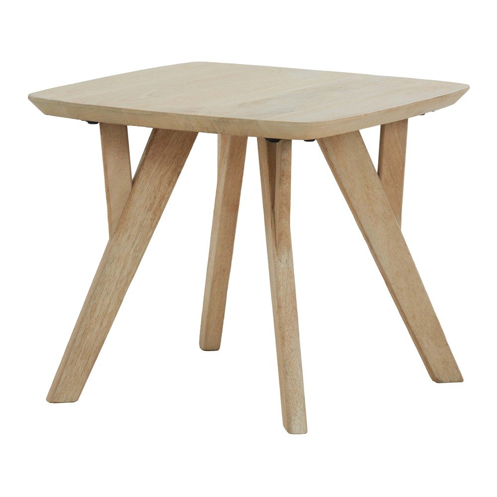 Stolik z litego drewna mango 50x50 cm Quenza – Light & Living