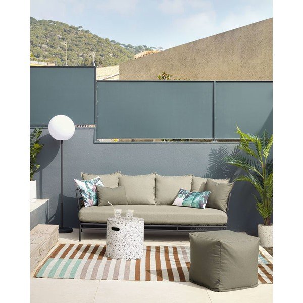 Beżowa sofa ogrodowa z metalową konstrukcją Kave Home Mareluz-image-1