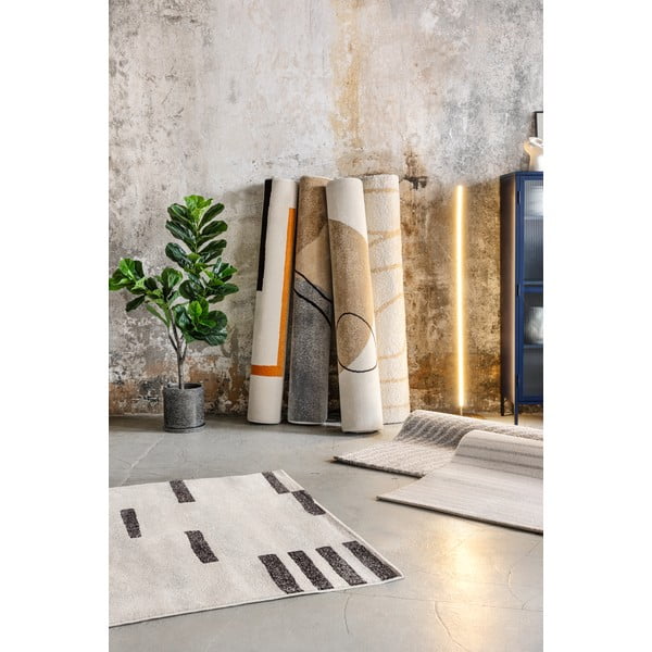 Szaro-kremowy dywan 160x230 cm Mosaica – Universal-image-3