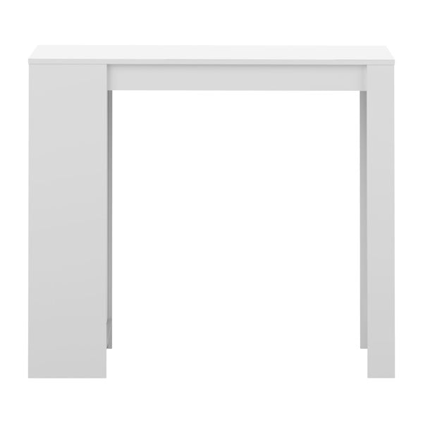 Biały stół barowy z białym blatem TemaHome Aravis-image-1