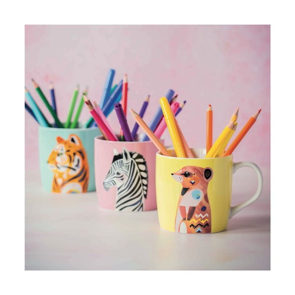 Niebieski porcelanowy kubek Maxwell & Williams Pete Cromer Tiger, 375 ml-image-3