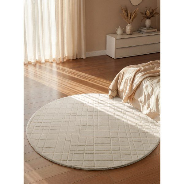 Kremowy wełniany okrągły dywan ø 200 cm Kenso – Villeroy&Boch-image-1