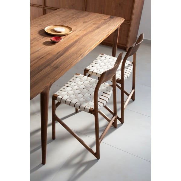 Biało-brązowe krzesło Fawn – Gazzda-image-2