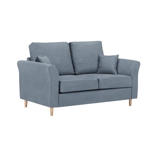 Niebieska sofa 2-osobowa Kooko Home Smooth
