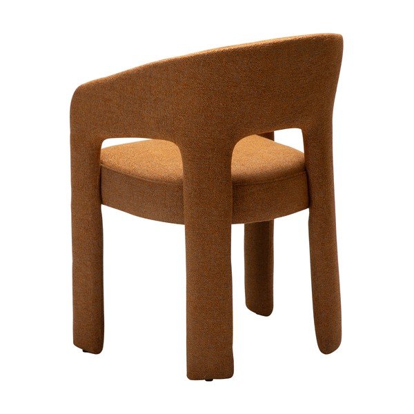 Pomarańczowy fotel jadalniany z podłokietnikami Splendor – DAN-FORM Denmark-image-3