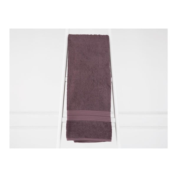 Ciemnobrązowy ręcznik bawełniany Madame Coco Eartha, 90x150 cm