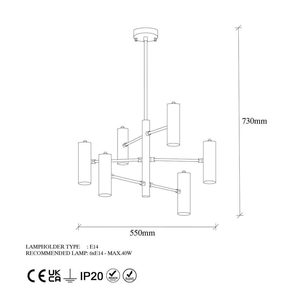 Lampa wisząca w kolorze złota z metalowym kloszem Gharib – Opviq lights (zdjęcie 8)