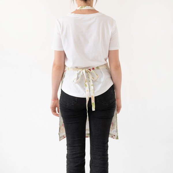 Świąteczny lniany fartuch Linen Tales Daily Apron Merry, 80x55 cm-image-2