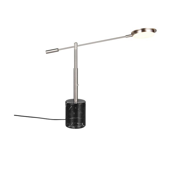 Lampa stołowa LED w czarno-srebrnym kolorze (wysokość 65 cm) Fiore – Trio Select-image-4