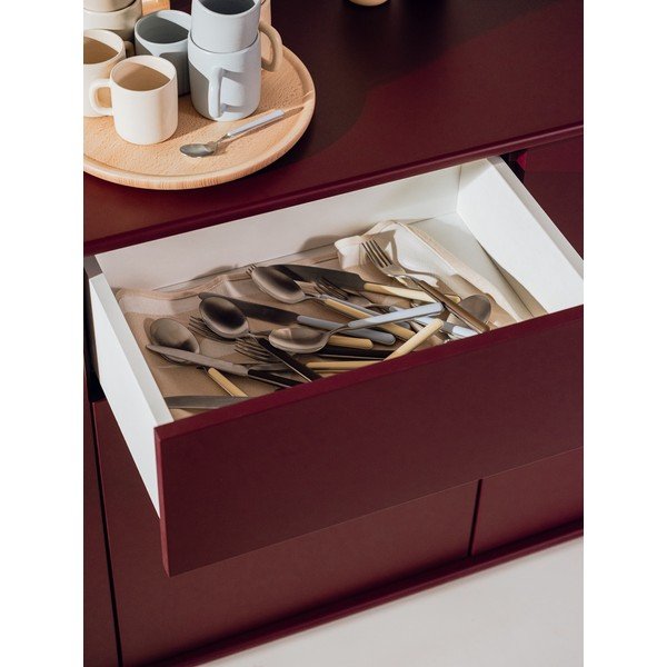 Bordowa komoda 160x91x46 cm Rali – noo.ma-image-3