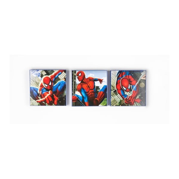 Zestaw 3 obrazów Spiderman