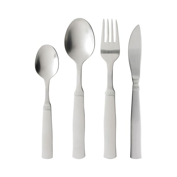 Sztućce ze stali nierdzewnej w kolorze srebra 16 szt. Ranka – Gense