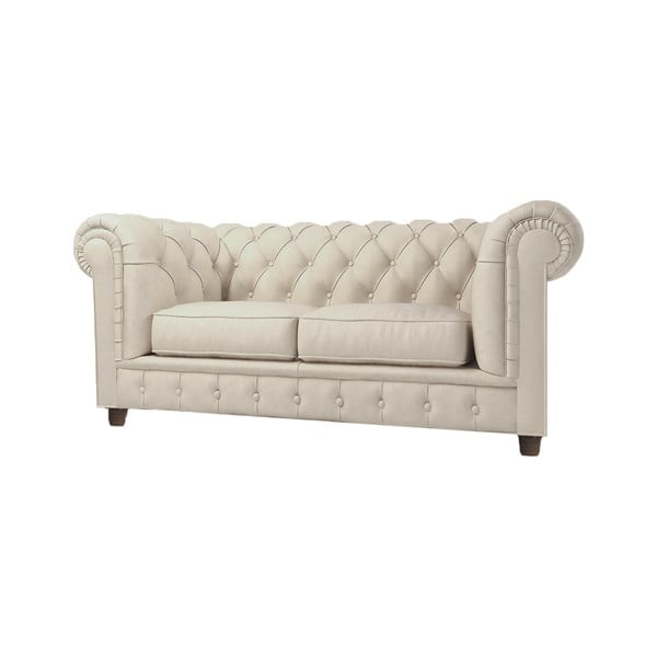 Kremowa aksamitna sofa 178 cm Cambridge – Ropez