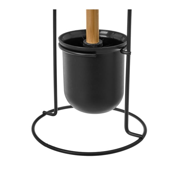 Czarna metalowa szczotka do WC Simply – Casa Selección-image-2