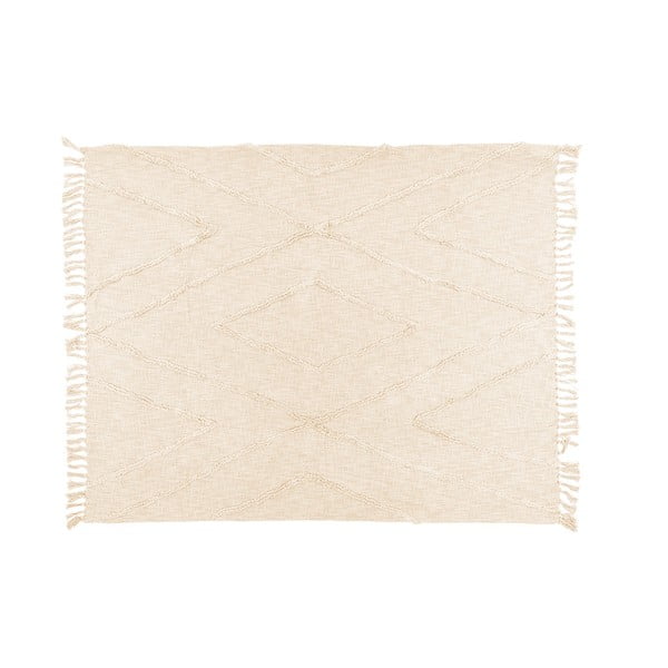 Kremowa bawełniana narzuta na łóżko dwuosobowe 250x260 cm Sahara – Tiseco Home Studio-image-2