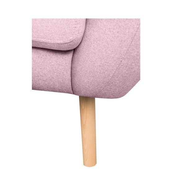 Różowa sofa trzyosobowa Kooko Home Pop-image-3