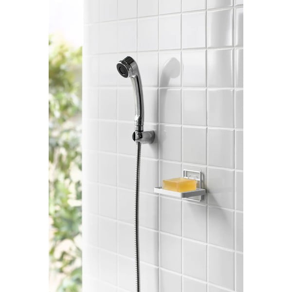 Biała samoprzylepna metalowa mydelniczka Film Hook – YAMAZAKI-image-3