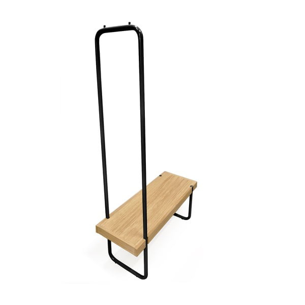 Zestaw ławki i wieszaka ze stalową konstrukcją Woodman Ben-image-2