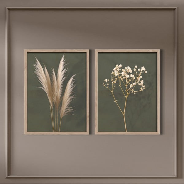 Obrazy zestaw 2 szt. 30x40 cm Boho – Styler-image-2