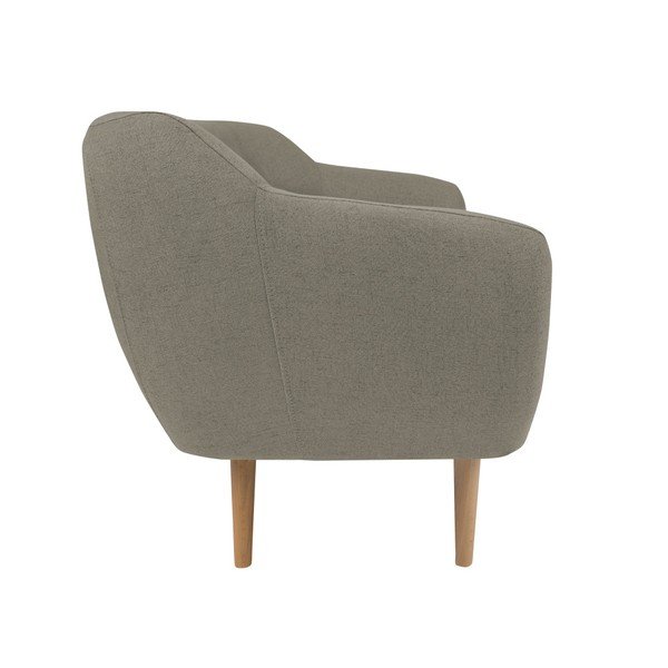 Brązowa sofa 2-osobowa z jasnymi nogami Mazzini Sofas Sicile-image-3