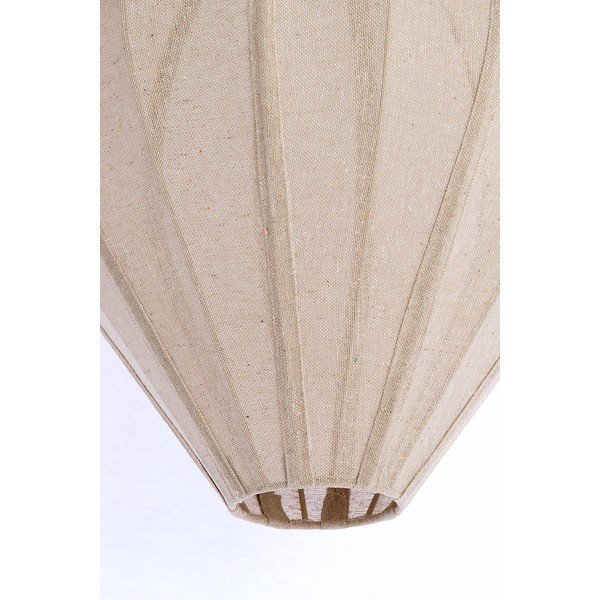 Lampa wisząca w naturalnym kolorze z tekstylnym kloszem Pasto – Light & Living-image-4