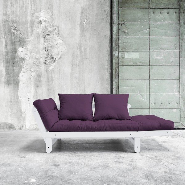 Sofa rozkładana Karup Beat White/Purple-image-4