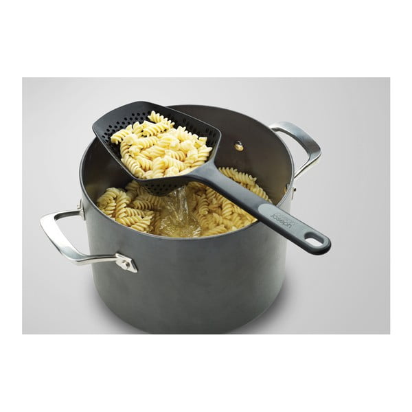 Czarna łyżka cedzakowa Joseph Joseph Scoop-image-1