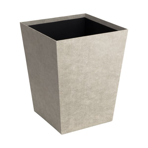 Beżowy kosz na śmieci Sofia Canvas Paper Laminate – Bigso-image-3
