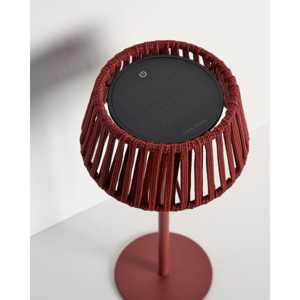 Lampa zewnętrzna stołowa/przenośna LED solarna (wysokość 30 cm) Aldet – Kave Home-image-4