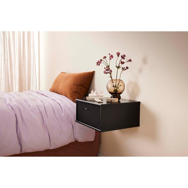 Czarna wisząca szafka nocna Mistral – Hammel Furniture-image-1